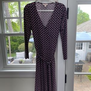 Brooks Brothers faux wrap dress